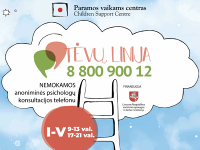 Nemokamos psichologų konsultacijos „Tėvų linijoje“ padeda sulaukti eilės pas psichologą