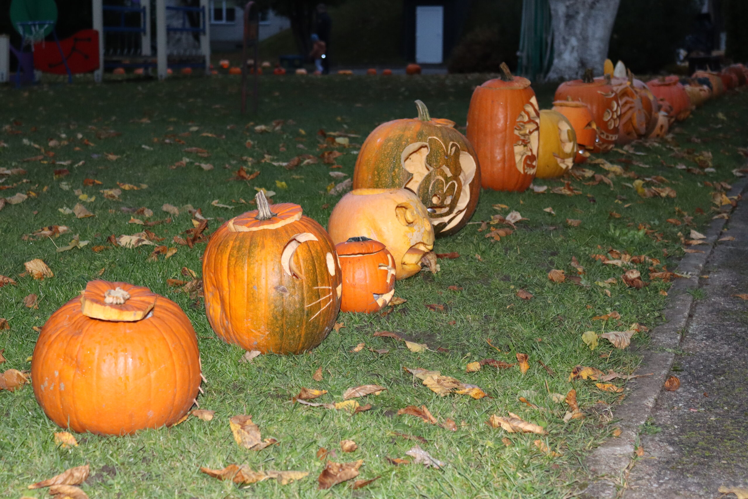 „Mes už šviesą“ – moliūgų žibintų akcija Skuodo vaikų lopšelyje-darželyje